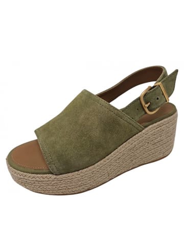 fitflop Sandalette Plattforms Wedge Strap in Grün