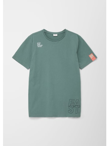 s.Oliver T-Shirt kurzarm in Petrol