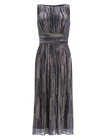 SWING Abendkleid in indigo mehrfarbig - 0001