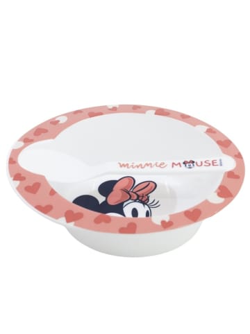 Disney Minnie Mouse Disney Minnie Mouse Kindergeschirr Set Schale und Löffel für Kinder in Rosa