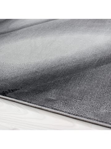 KADIMA DESIGN Teppich Kurzflor Waschbar Abstrakt ASPEN Strapazierfähig OEKO-TEX in Schwarz