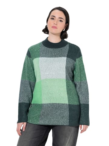 Ulla Popken Pullover in dunkelgrün