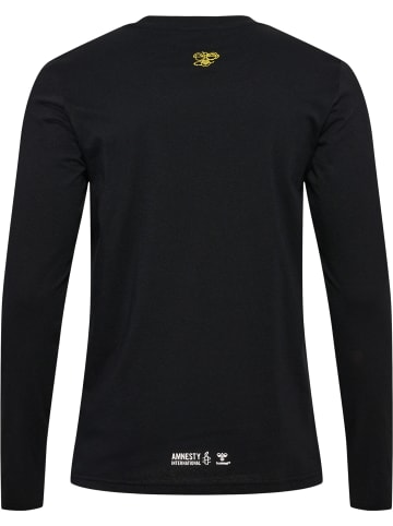 Hummel T-Shirt L/S Hmlamnesty T-Shirt L/S in BLACK