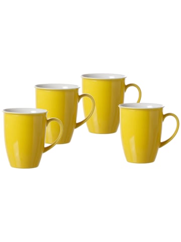 Ritzenhoff & Breker 4er Set Kaffeebecher Doppio in 320 ml in Gelb