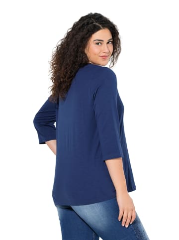 Ulla Popken Shirt in tintenblau