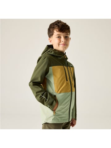 Regatta Outdoorjacke Kinder Wasserdicht mit versiegelten Nähten in Dark Khaki
