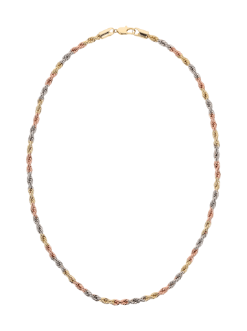 gaya Women Necklace in Gold Rose Silver