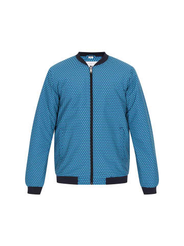 MO Men Jacket in navy turquoise
