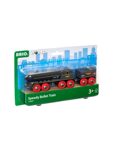 Brio Aktionsspiel BRIO World - Schwarzer Kugelblitz mit Kohlentender Ab 3 Jahre in bunt