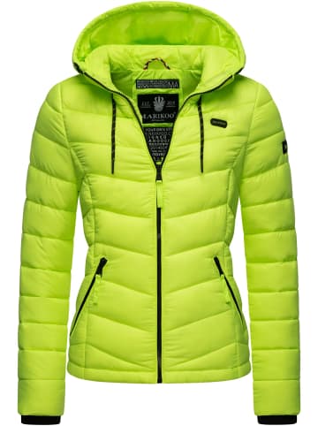 Marikoo Steppjacke Kuala in Neon Green2