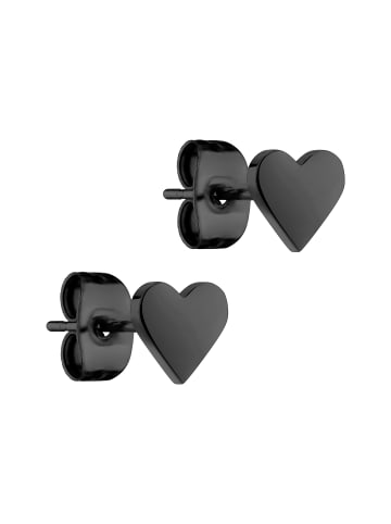 Tamaris Ohrringe Heart in schwarz