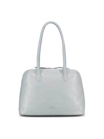 Jost Vika Schultertasche Leder 38 cm misty blue