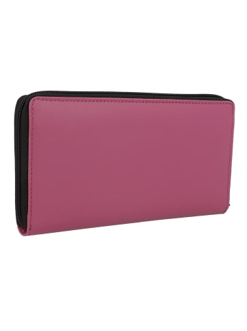 Greenburry Upcycled Tarpaulin Geldbörse 19 cm fuchsia