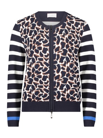 Betty Barclay Strick-Cardigan mit Aufdruck in Brown/Cream