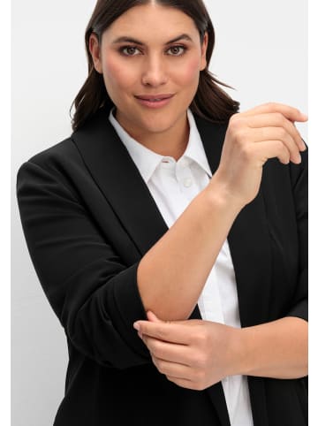 sheego Longblazer in schwarz