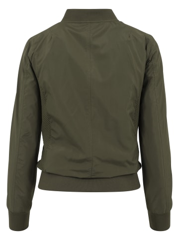 Urban Classics Urban Classics Damen Ladies Light Bomber Jacket in dark olive