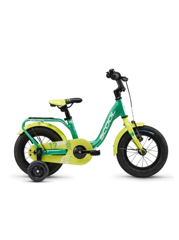 S'COOL Kinderfahrrad - niXe 12 Zoll 1-Gang | ab 2 Jahre - Grün