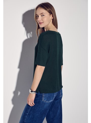 Street One 'Strick-Look T-Shirt' Grün