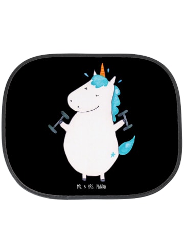 Mr. & Mrs. Panda sonnenschutz Einhorn Fitness ohne Spruch in Schwarz