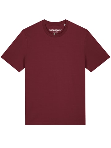 wat? Apparel T-Shirt 2er Pack Bio Basic T-Shirt Männer in Weinrot