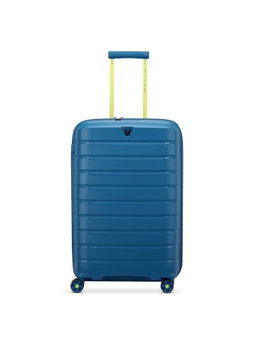 Roncato B-Flying Move 4 Rollen Trolley 68 cm mit Dehnfalte in blu laguna
