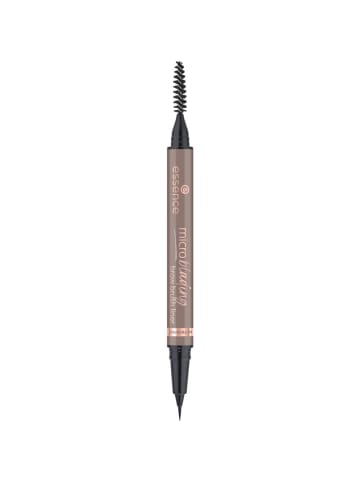 essence Microblading Augenbrauenstift mit Pinselspitze - 02 Light Brown
