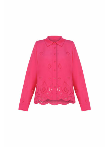 Freshlions Langarmbluse Kate in Fuchsia