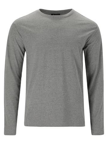 Virtus Langarmshirt Hubert in 1038 Mid Grey Melange