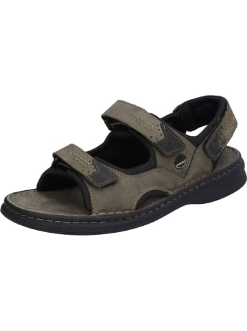 Josef Seibel Komfort Sandalen für Herren in dunkel-grau