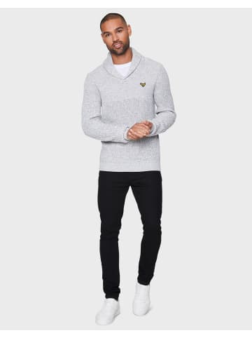 Threadbare Pullover Cromwell in Light Grey / Ecru Twist