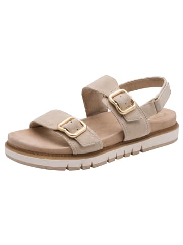 Tamaris WIDE FIT Sandale in BEIGE SUEDE