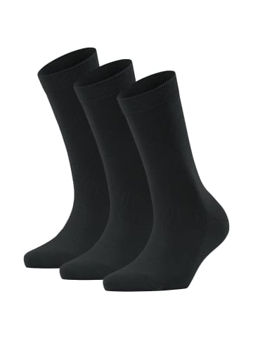 Falke Socken 3er Pack in Schwarz