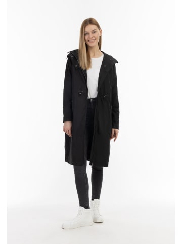 DreiMaster Damen Übergangsmantel - Recyceltes Material in Schwarz