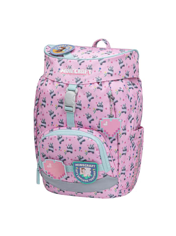BAAGL Schulrucksack Airy in Blau Minecraft Panda - 24x36x18cm