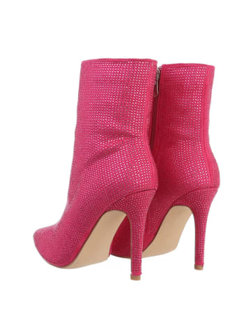 Ital-Design Stiefelette in Pink