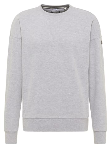 DreiMaster Vintage Sweatshirt Mit Rundhals in Grau Melange