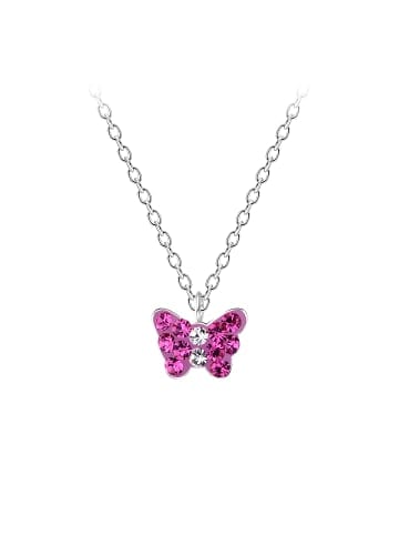 Alexander York Kette mit Anhänger SCHMETTERLING in 925 Sterling Silber, 2-tlg. in silber