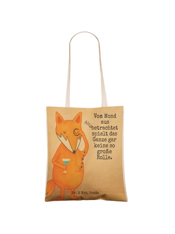 Mr. & Mrs. Panda Tasche Fuchs Lord Design mit Spruch in Weiß