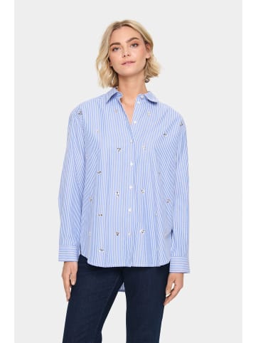 SAINT TROPEZ Langarm - Hemd JunoSZ in Nautical Blue