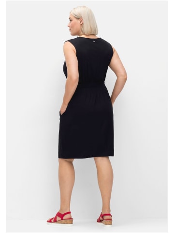 sheego Kleid in schwarz
