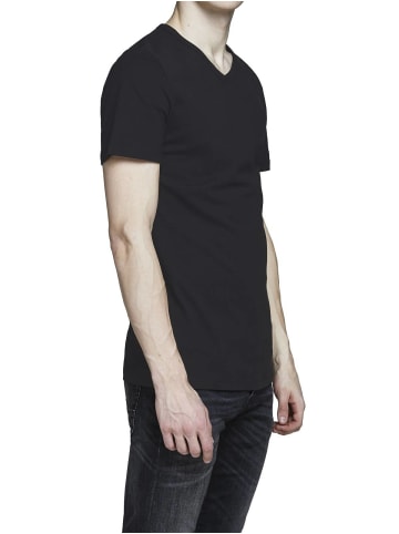 Jack & Jones T-Shirt 2er Pack in Schwarz