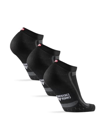 DANISH ENDURANCE Sportsocken Long Distance Low in Black/Grey