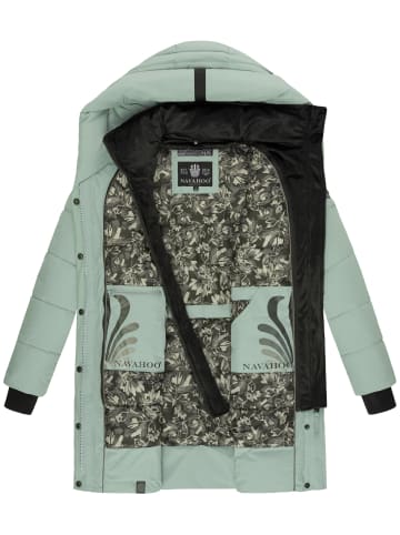 Navahoo Steppmantel Knutschilein in Smokey Mint