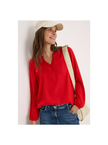 Cecil Langarmbluse in Fiery Red
