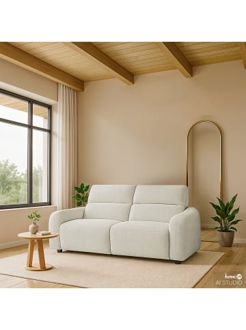 home24 3-Sitzer Sofa Laafou mit Relaxfunktion in Grau