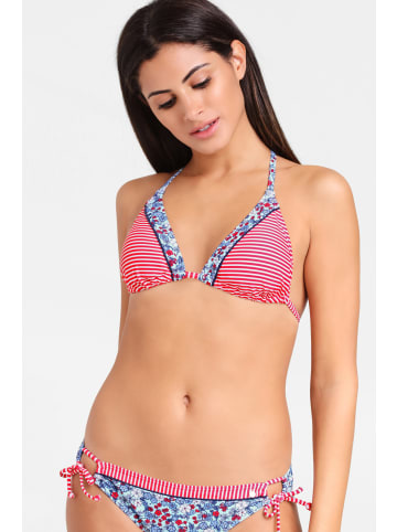 S. Oliver Triangel-Bikini-Top in rot-gestreift