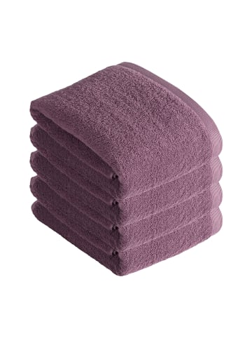 Vossen 4er Pack Badetuch in malve