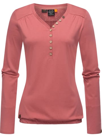 ragwear Langarmshirt Pinchi in Rose