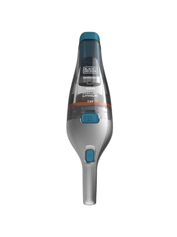 Black & Decker Handstaubsauger Akku 7,2V Kabelloser Staubsauger NVC215WA Kobaldblau 385 ml