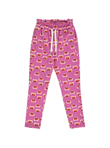 Fred´s World by GREEN COTTON Sweathose in Fuchsia/mandarin/lollipop